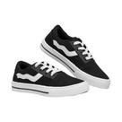 Tênis Casual Infantil Preto Skater Confortável Blitz