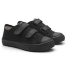 Tênis Casual Infantil Star Cano Baixo Escolar Fecho Tiras Tênis Casual Infantil Star Cano Baixo Escolar Fecho Tiras