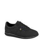 Tênis Casual Leve Macio Ortopédico Calce Fácil Modare 7358 - Preto - 36