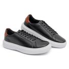 Tênis Casual Masculino Couro Nobre Premium Confortável