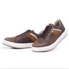 Tenis Casual Masculino De Couro 4030 Café