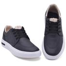 Tênis Casual Masculino Estiloso Solado Alto Plataforma em material sintético Confortável e Leve para o Dia a Dia PRETO, CARAMELO E GELO Tênis Casual Masculino Estiloso Solado Alto Plataforma em material sintético Confortável e Leve para o Dia a Dia PRETO, CARAMELO E GELO