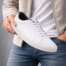 Tênis Casual Masculino Leve Confortável Estilo Moderno Cadarço Solado Borracha Dia a Dia Trabalho Pa Tênis Casual Masculino Leve Confortável Estilo Moderno Cadarço Solado Borracha Dia a Dia Trabalho Pa