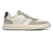 Tênis Casual Masculino Sapatênis Strike Lands Branco Recorte