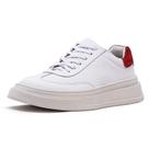 Tênis Casual Matt Avalon em Couro Branco Vermelho
