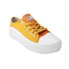 Tênis Casual Moleca Mostarda/Laranja/Branco Ref: 5757.100