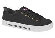 Tênis Casual Moleca Preto Ref: 5667.322