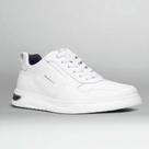 Tênis Casual Pegada Masculino em Couro Branco 112401-01 Tênis Casual Pegada Masculino em Couro Branco 112401-01