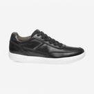 Tênis Casual Pegada Masculino em Couro Preto