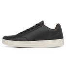 Tênis Casual Polo 3260 Branco Preto Moderno Sola Rasteira Masculino Confortável