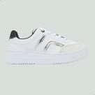 Tênis Casual Ramarim Branco/Prata/Preto