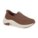 Tênis Casual Slip On Sola Leve Ultraconforto Feminino Modare Marrom 34