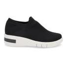 Tênis Casual Tricot Ergonômico Calce Fácil Preto Am01004 - Usaflex