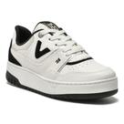 Tênis Casual Via Marte Feminino Branco e Preto 042-030