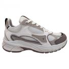 Tênis Chunky Feminino Confortável Via Marte Branco e Nude 240011-12