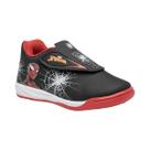Tênis Chuteira Casual Calce Fácil Spider-Man Menino Disney Preto / Vermelho 30