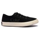 Tênis Coca Cola Newpoart Canvas Feminino Preto/Branco Tênis Coca Cola Newpoart Canvas Feminino Preto/Branco