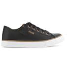 Tênis Coca Cola Stream Leather Preto e Cobre - Feminino