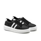 Tenis Confortavel Masculino Sapatenis Casual Lyon Legitimo 37 a 44 Preto e Branco