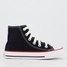 Tênis Converse All Star Chuck Taylor Juvenil Preto e Vermelho