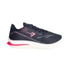 Tênis Corrida Feminino Box 200 Azul E Rosa