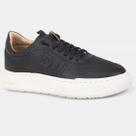 Tênis Couro Democrata Denim Block Masculino - Preto