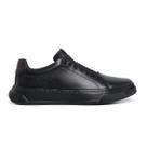Tênis Couro Legítimo Masculino Palminha em Gel Eva Light Tamanho:44Cor:Preto