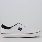 Tênis DC Plaza Lite Branco e Preto