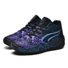 Tênis de basquete CTKVBmeoi Y2K Flame Design Black Tamanho 12