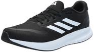 Tênis de corrida adidas Run Falcon 5 preto/branco tamanho 8.5