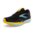 Tênis de Corrida Brooks Ghost 16 Masculino Preto Azul 11,5 Tênis de Corrida Brooks Ghost 16 Masculino Preto Azul 11,5