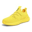 Tênis de corrida infantis Slip On Shoes EGMPDA amarelos tamanho 13,5