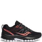 Tênis de Corrida Trail Feminino Saucony Excursion TR14 Preto Coral