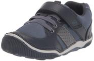 Tênis de couro casual Stride Rite para meninos SRT Wes Blue