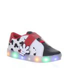 Tenis de Criança Luzinha de Led que Piscam Personagem Infantil Branco
