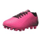 Tênis de futebol Vizari Stealth FG Firm Ground Little Kid rosa/preto