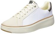 Tênis de golfe Cole Haan Grandpro Topspin feminino branco/leopardo