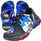 Tenis De Led Masculino Sonic Meninos Infantil Estilo Original + Chinelo