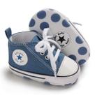 Tênis de lona de cano alto KIDSUN Baby, sola antiderrapante macia Tênis de lona de cano alto KIDSUN Baby, sola antiderrapante macia