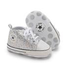 Tênis de lona de cano alto KIDSUN Baby, sola antiderrapante macia Tênis de lona de cano alto KIDSUN Baby, sola antiderrapante macia