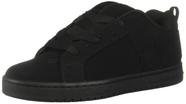 Tênis de skate DC Court Graffik masculino preto/preto/preto tamanho 11US