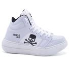 Tênis de Treino Botinha Feminino Skull Caveira Academia Especial Treino Dança Trainning Rebelc Mega Oferta
