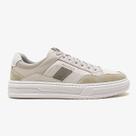 Tênis Democrata Denim Wide Couro Creme