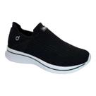Tenis dijean feminino slip on casual 34020004 preto