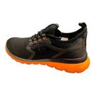 Tênis Em Nylon 1381 175 Preto Laranja - Star Flex Tênis Em Nylon 1381 175 Preto Laranja - Star Flex