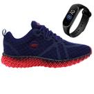 Tênis Esporte Feminino e Masculino Em Tecido Para Academia Corrida Dia-a-Dia + Relógio Led Digital