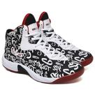 Tenis Esportivo Basquete SIX Street Couro Cano Alto Estampado com Amortecimento Tenis Esportivo Basquete SIX Street Couro Cano Alto Estampado com Amortecimento