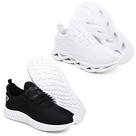 Tênis Esportivo Confortavel Evoltenn Easy Solado 4D - 2 Pares Branco/Preto Tênis Esportivo Confortavel Evoltenn Easy Solado 4D - 2 Pares Branco/Preto