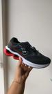 Tênis esportivo GLK de molas Preto/Vermelho Ref.: M3