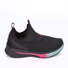 Tênis Esportivo Infantil Kidy Energy Preto Rosa Verde